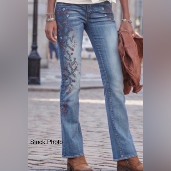 Driftwood Kelly Embroidered Jeans•Medium Wash Denim•Sz. 28•EUC - Picture 15 of 15